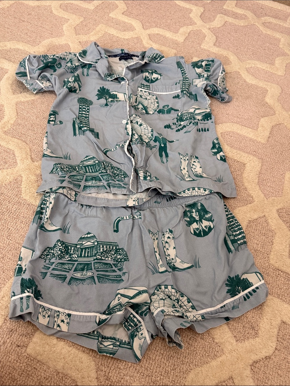 Katie Kime Dallas Two-Piece Pajama Set